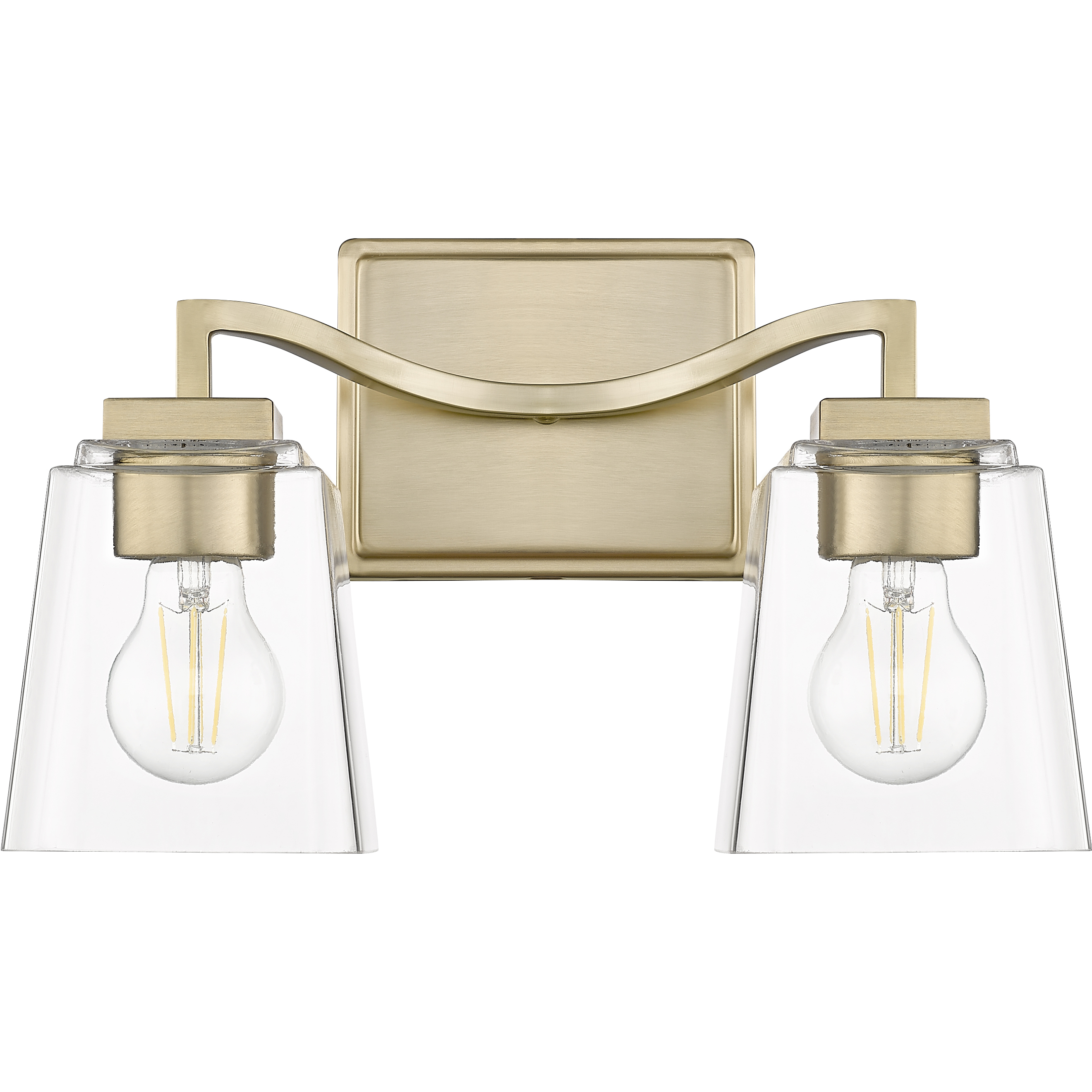 Avenna 2 Light 14 inch Modern Gold Bathroom Vanity Light Wall Light